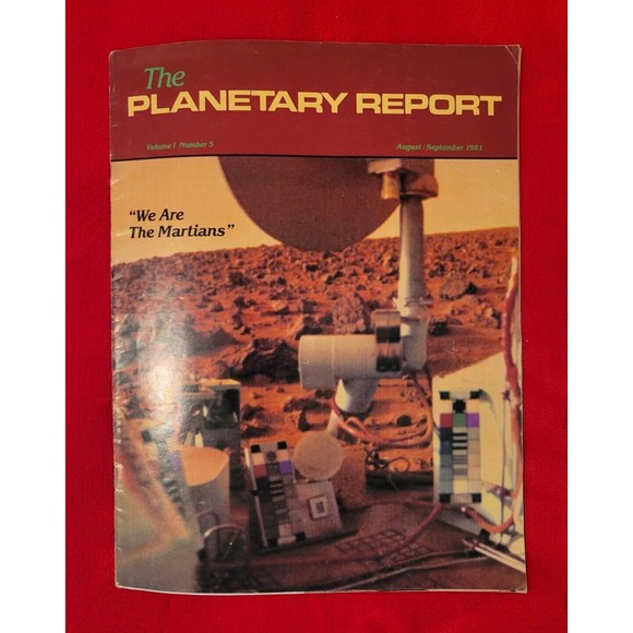 The Planetary Report Magazine Planetary Society August / September 1981 Martians - Picture 1 of 5